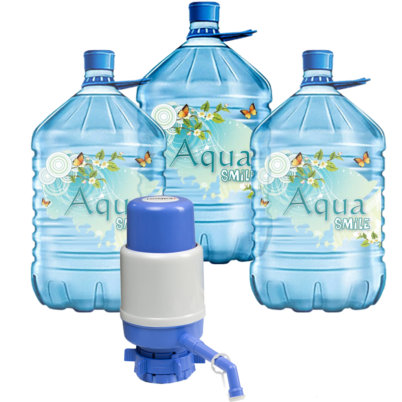 Доставка воды обнинск. Вода 19 литров Акуа. Бутылка с помпой для воды. Бутылка для воды 19 литров с помпой. Бутылка воды Аква.